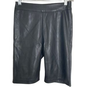 Love Tree Shorts Womens Small Polyurethane Black Stretch